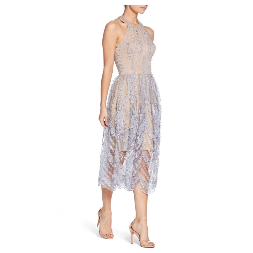 DRESS THE POPULATION FLORAL DRESS - Picture 6 of 7